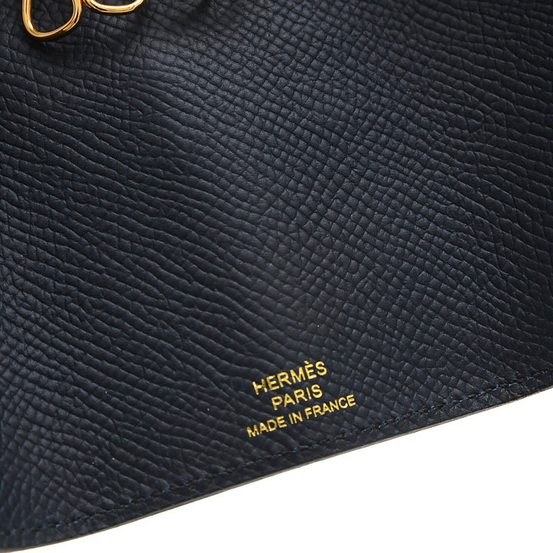 ベアン キーケース4本 エプソン ブルーインディゴ ゴールド金具 B刻印 キーケース