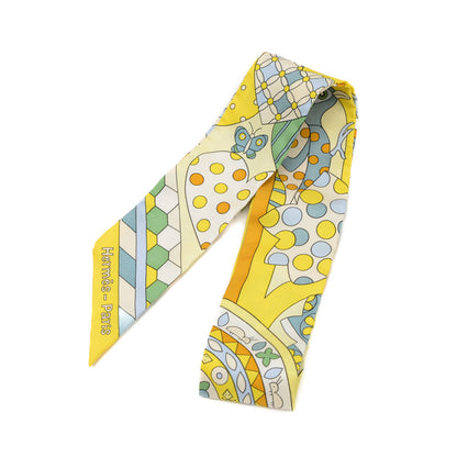 ツイリー 森のささやき Les Murmures de la Foret イエロー スカーフ シルク100% スカーフ