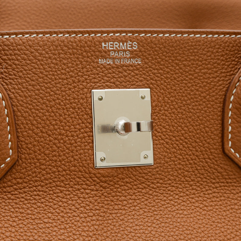 バーキン40 トゴ ゴールド シルバー金具 B刻印 ハンドバッグ