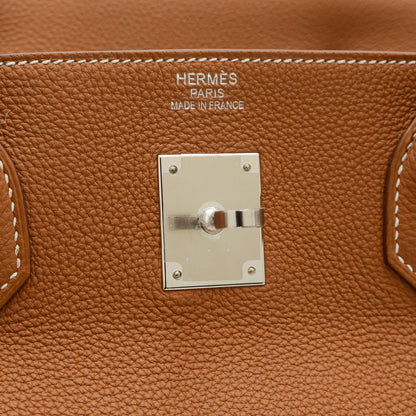 バーキン40 トゴ ゴールド シルバー金具 B刻印 ハンドバッグ