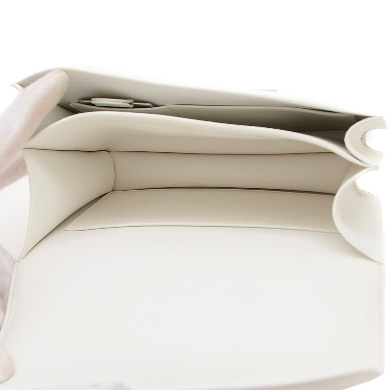 コンスタンスミニ 18 エバーカラー ニューホワイト クロコ金具 B刻印 ショルダーバッグ