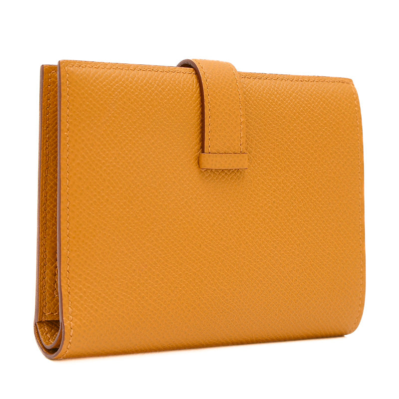 ベアンコンパクト 二つ折り財布 エプソン セサミ ゴールド金具 W刻印 二つ折り財布