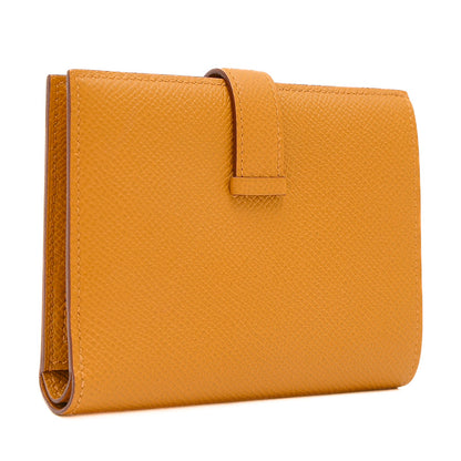 ベアンコンパクト 二つ折り財布 エプソン セサミ ゴールド金具 W刻印 二つ折り財布