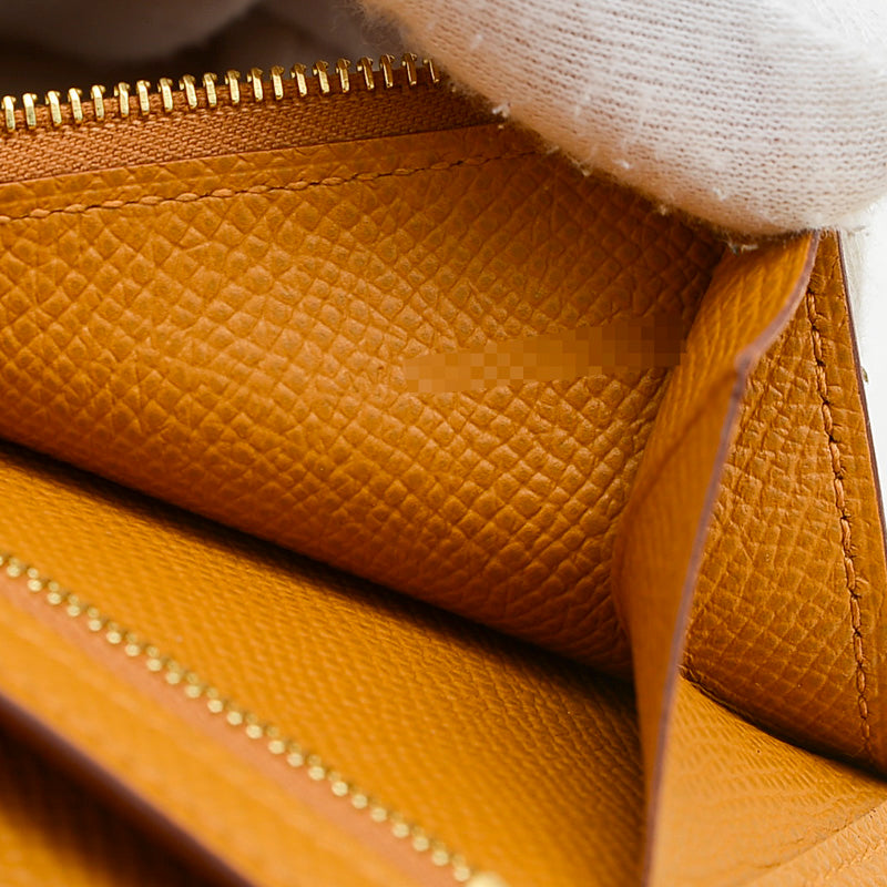 ベアンコンパクト 二つ折り財布 エプソン セサミ ゴールド金具 W刻印 二つ折り財布