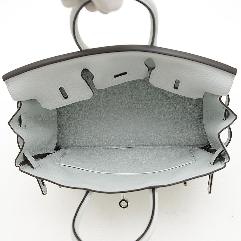 バーキン25 トゴ グリプラチナ シルバー金具 W刻印 ハンドバッグ