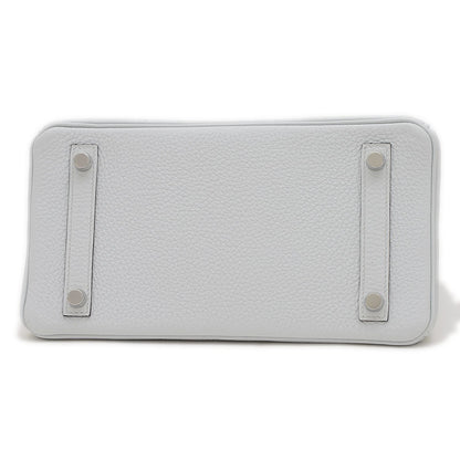 バーキン25 トゴ グリプラチナ シルバー金具 W刻印 ハンドバッグ