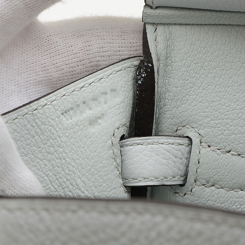 バーキン25 トゴ グリプラチナ シルバー金具 W刻印 ハンドバッグ