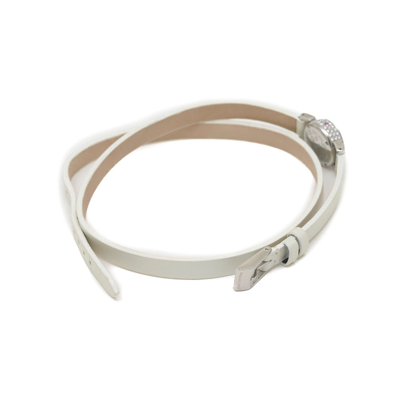 タンブールビジュ レディース ピンク文字盤 SS/ダイヤ クォーツ Q1516 世界限定101本 腕時計