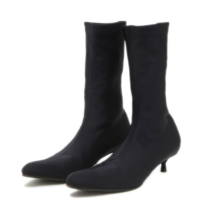 ナイフ ソックス ブーツ ヒール ブラック レディース 36.5サイズ ブーツ