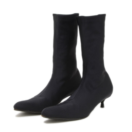 ナイフ ソックス ブーツ ヒール ブラック レディース 36.5サイズ ブーツ