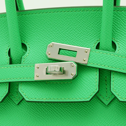 バーキン25 セリエ エプソン ヴェールコミック シルバー金具 W刻印 ハンドバッグ