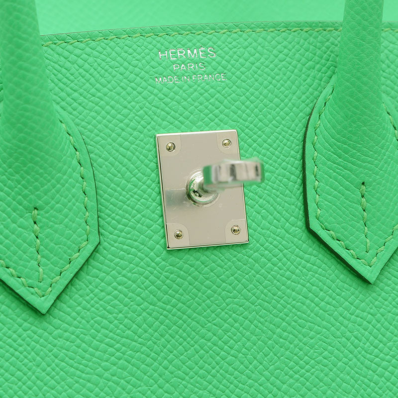 バーキン25 セリエ エプソン ヴェールコミック シルバー金具 W刻印 ハンドバッグ