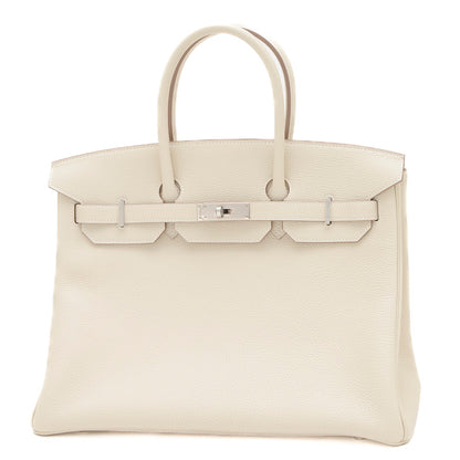 バーキン35 トゴ クレ シルバー金具 W刻印 ハンドバッグ