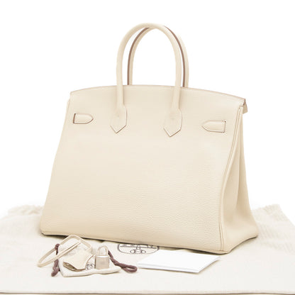 バーキン35 トゴ クレ シルバー金具 W刻印 ハンドバッグ