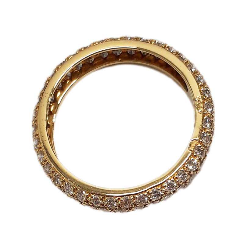 ミミスター フルエタニティリング K18YG パヴェダイヤ #51 リング・指輪