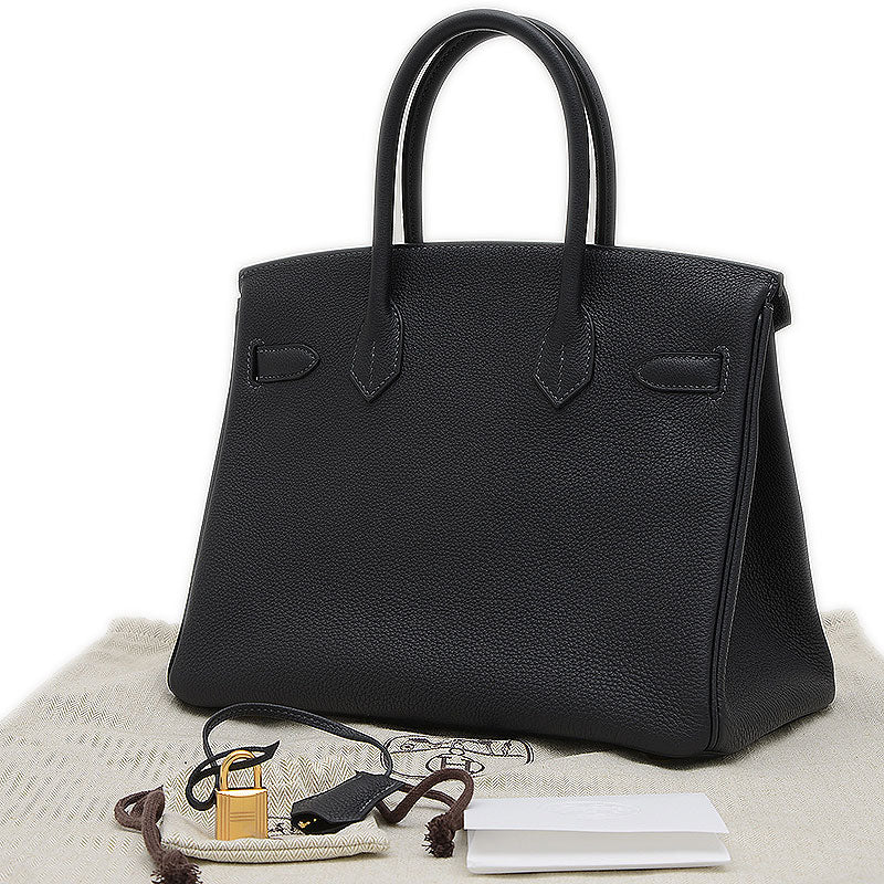 バーキン30 トゴ キャバン ゴールド金具 W刻印 ハンドバッグ