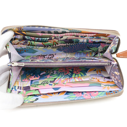 アザップロング シルクイン 長財布 エプソン エトゥープ W刻印 長財布