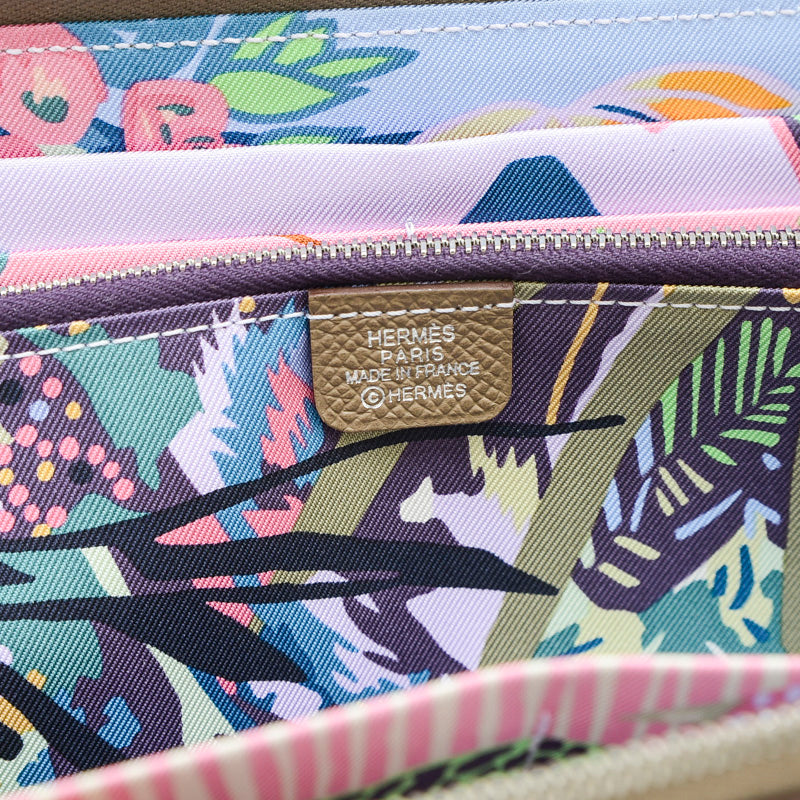 アザップロング シルクイン 長財布 エプソン エトゥープ W刻印 長財布