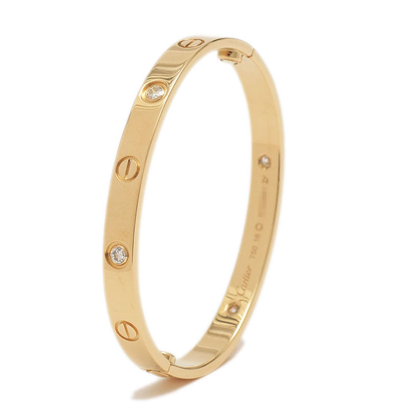 ラブブレス クラシック ブレスレット K18YG 4Pダイヤ #16 B60700 ブレスレット