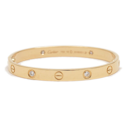 ラブブレス クラシック ブレスレット K18YG 4Pダイヤ #16 B60700 ブレスレット