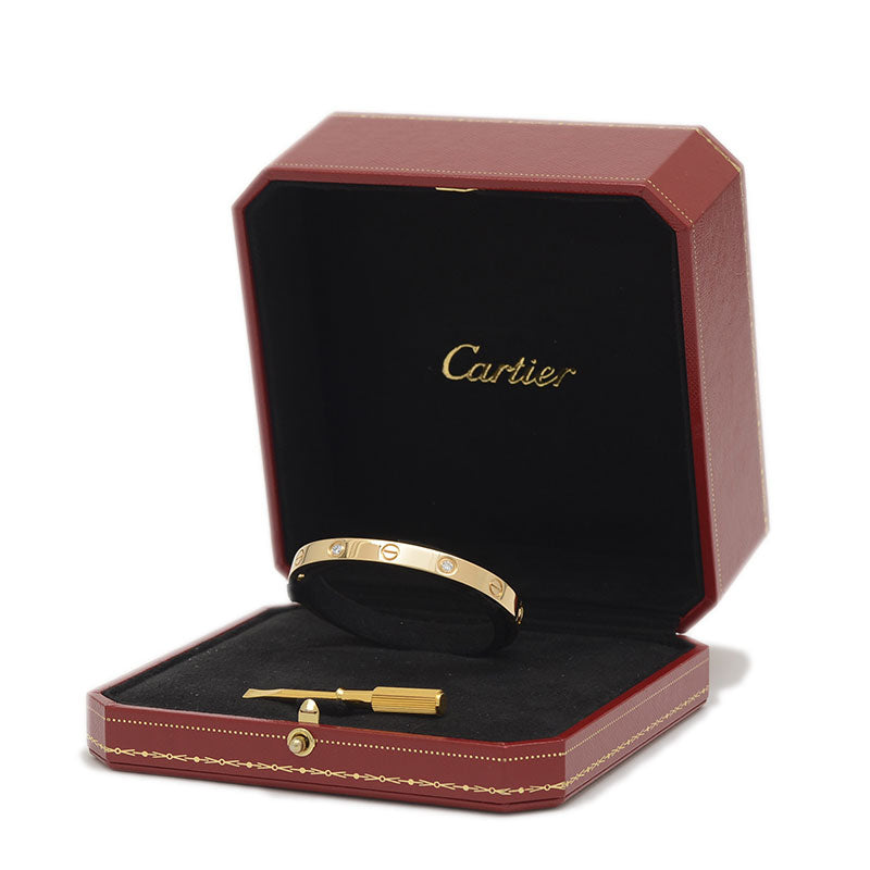 ラブブレス クラシック ブレスレット K18YG 4Pダイヤ #16 B60700 ブレスレット