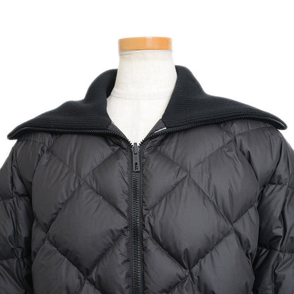 リバーシブル ダウン La Promenade du Matin 朝の散歩 ブラック レディース 34サイズ ダウンジャケット