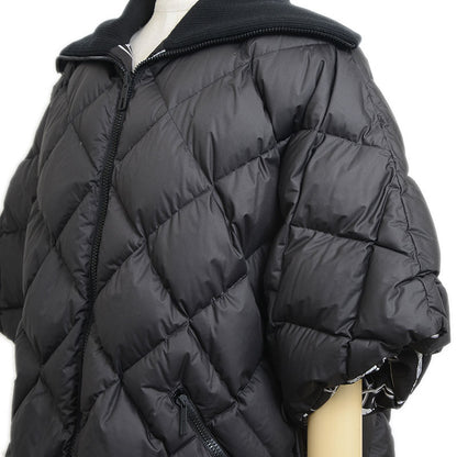 リバーシブル ダウン La Promenade du Matin 朝の散歩 ブラック レディース 34サイズ ダウンジャケット