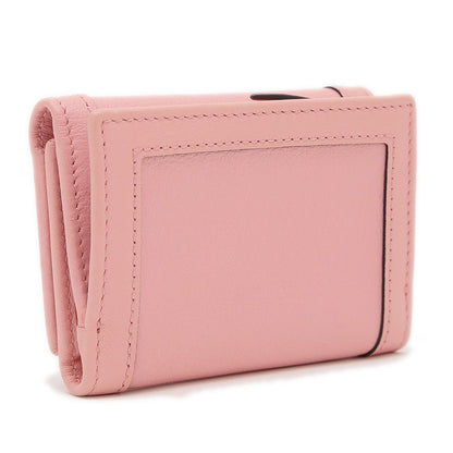 ダイアナ バンブー コンパクトウォレット 三つ折り財布 レザー ピンク 658633 三つ折り財布