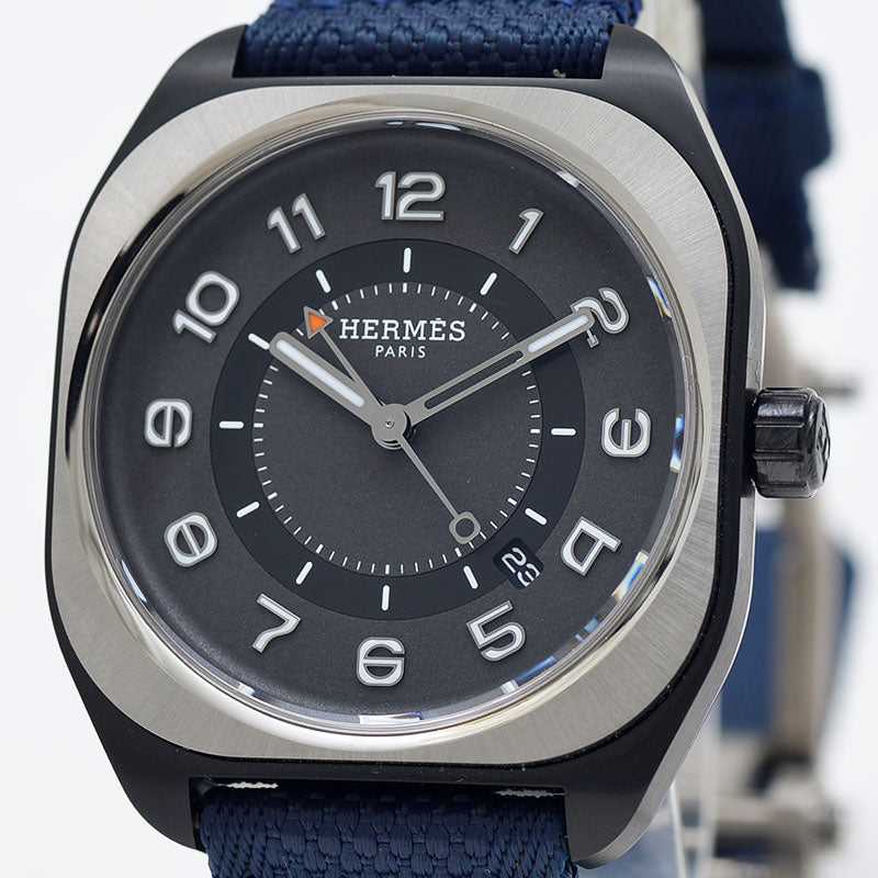 H08 ブラック文字盤 チタン/ナイロン オートマ メンズ SP1.741 腕時計