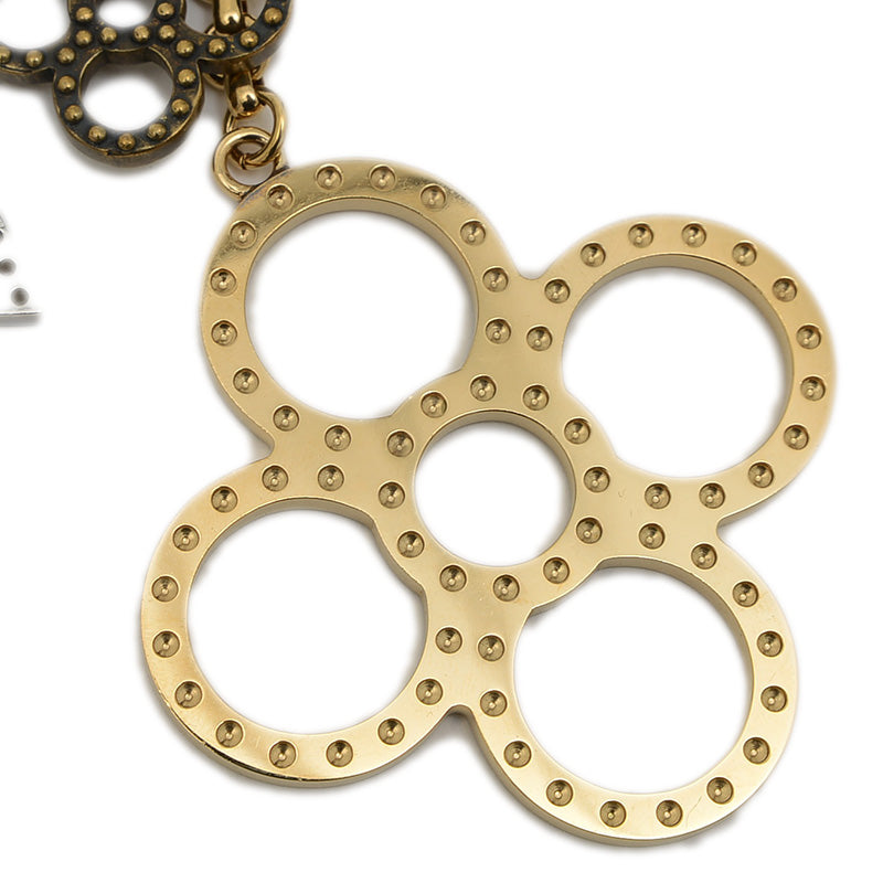 バッグチャーム キーホルダー ビジューサックタパージュ ゴールド/シルバー M65090 キーホルダー