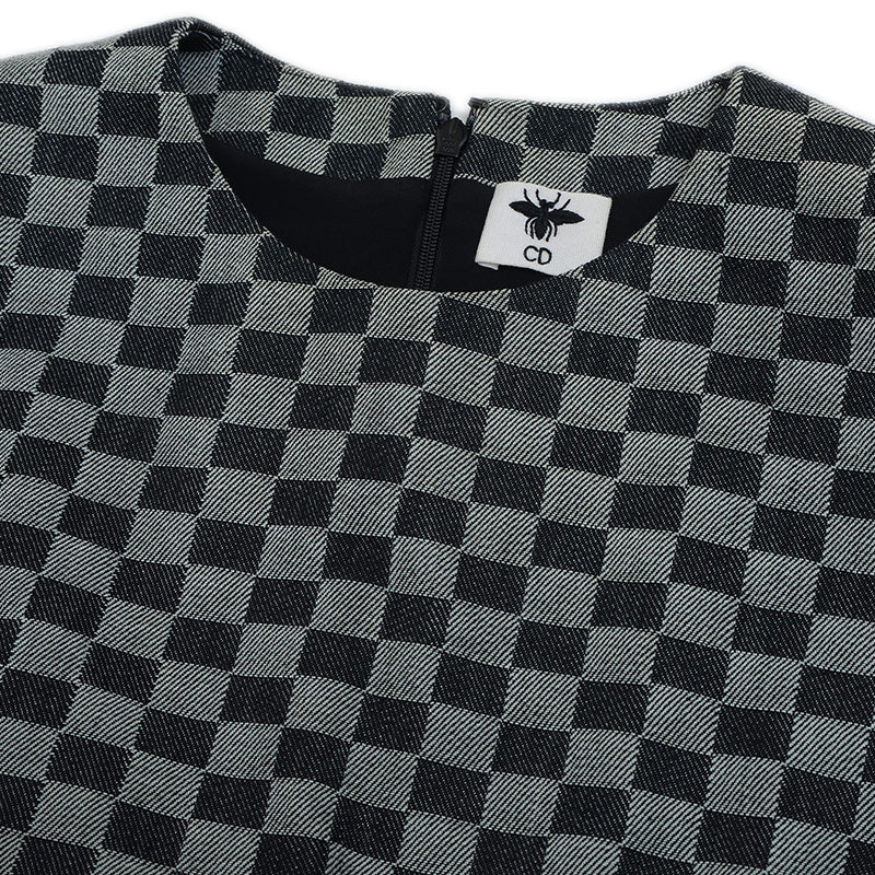 ノースリーブ ワンピース コットン グレー レディース 44サイズ ワンピース