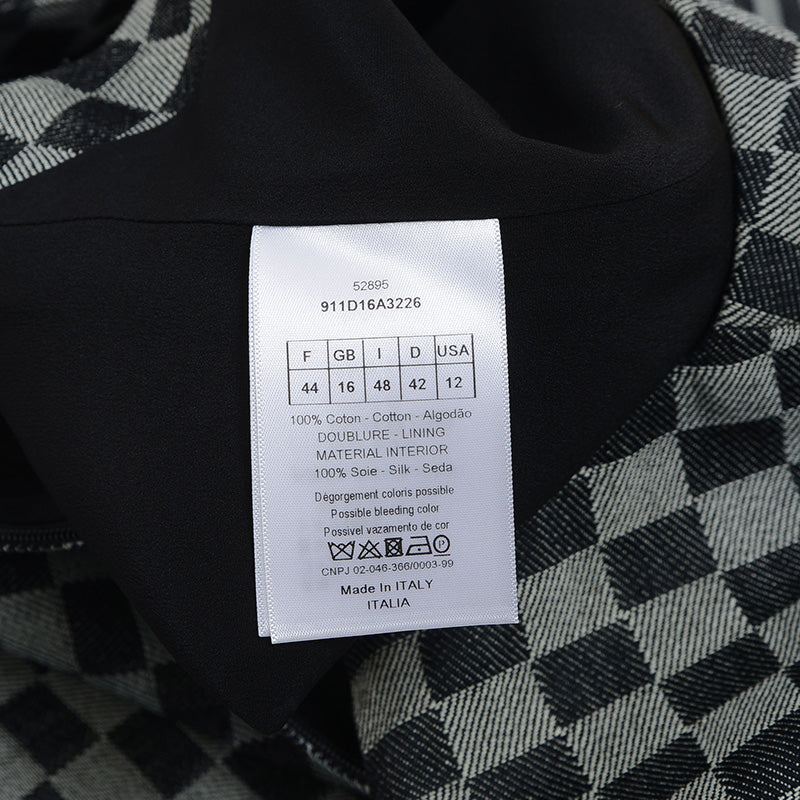 ノースリーブ ワンピース コットン グレー レディース 44サイズ ワンピース