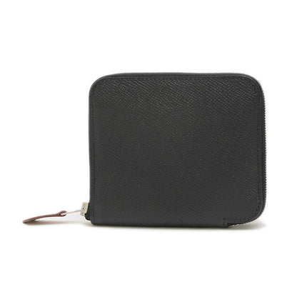 アザップ コンパクト シルクイン 財布 エプソン ブラック W刻印 コインケース