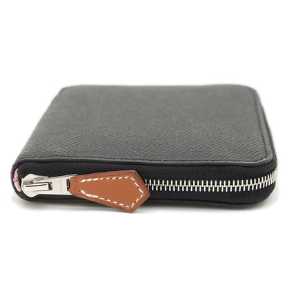 アザップ コンパクト シルクイン 財布 エプソン ブラック W刻印 コインケース