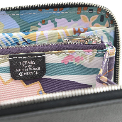 アザップ コンパクト シルクイン 財布 エプソン ブラック W刻印 コインケース