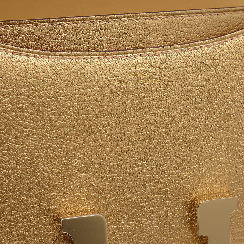 コンスタンス ミニ 18 ミロワール ドレ シェーブルシャムキラ ゴールド金具 W刻印 ショルダーバッグ