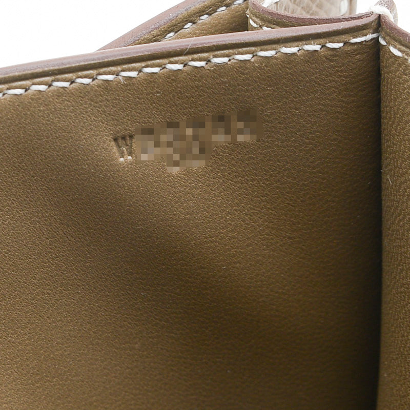 コンスタンス ミニ 18 ミロワール エプソン エトゥープ ゴールド金具 W刻印 ショルダーバッグ