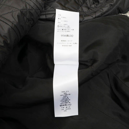 2IN1 ジャケット ウール ブラック/ベージュ レディース 34サイズ テーラードジャケット