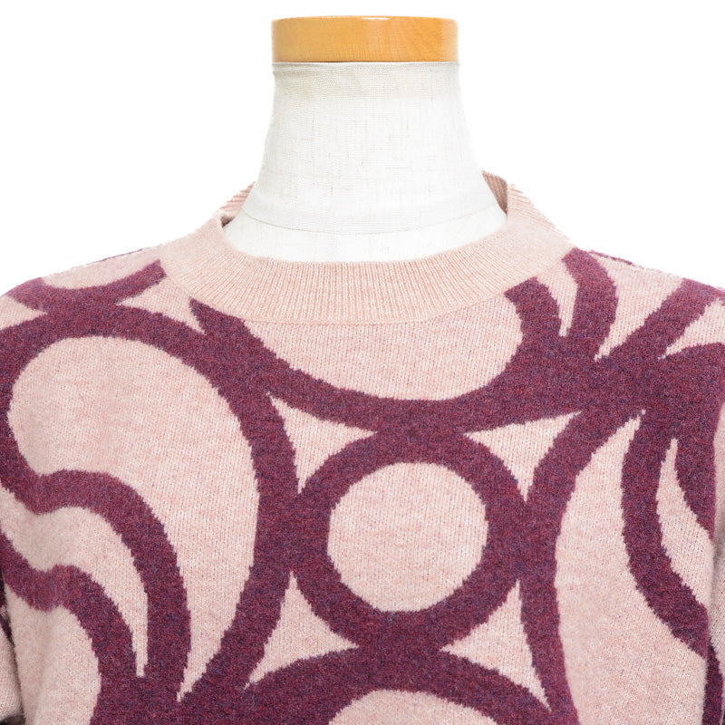 ストーリー セーター ウール/ナイロン ピンク/パープル レディース 36サイズ セーター