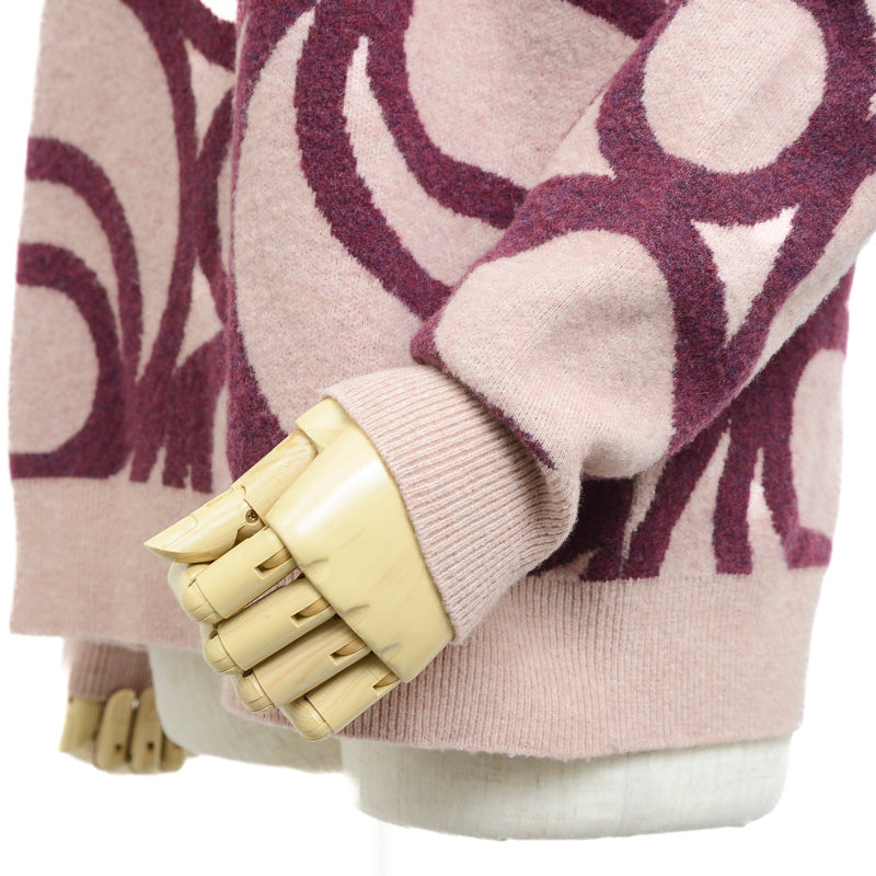 ストーリー セーター ウール/ナイロン ピンク/パープル レディース 36サイズ セーター