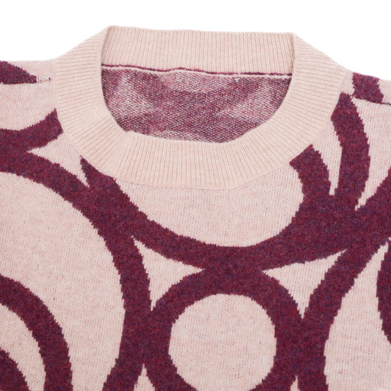 ストーリー セーター ウール/ナイロン ピンク/パープル レディース 36サイズ セーター