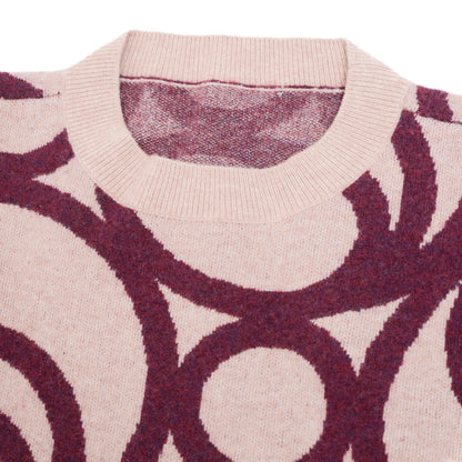 ストーリー セーター ウール/ナイロン ピンク/パープル レディース 36サイズ セーター