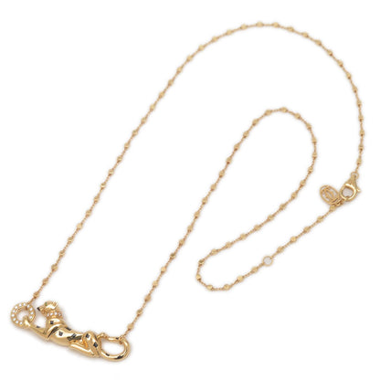 パンテール ドゥ カルティエ ネックレス K18YG/ガーネット/ダイヤ B7224738 ネックレス