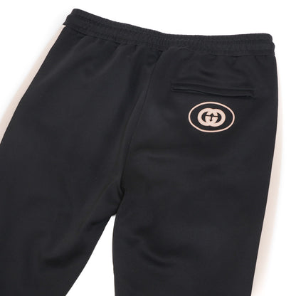 GGナイロン ジョギングパンツ ジャージ ポリエステル ブラック メンズ Sサイズ パンツ