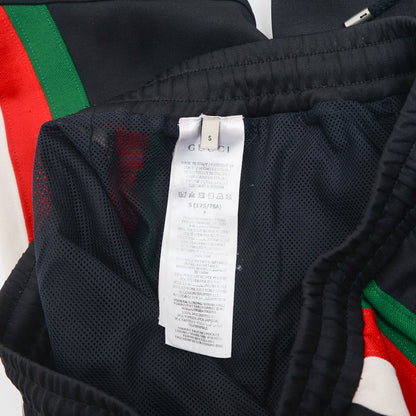 GGナイロン ジョギングパンツ ジャージ ポリエステル ブラック メンズ Sサイズ パンツ