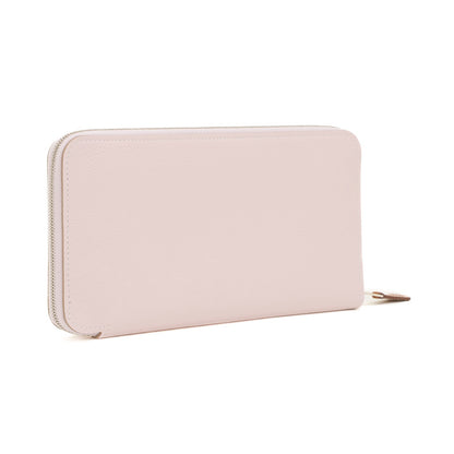 アザップロング シルクイン エバーカラー モーヴペール W刻印 長財布