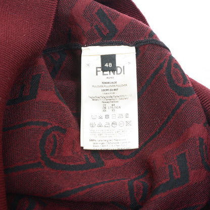 オーロック ニット ウール ワインレッド メンズ 48サイズ セーター