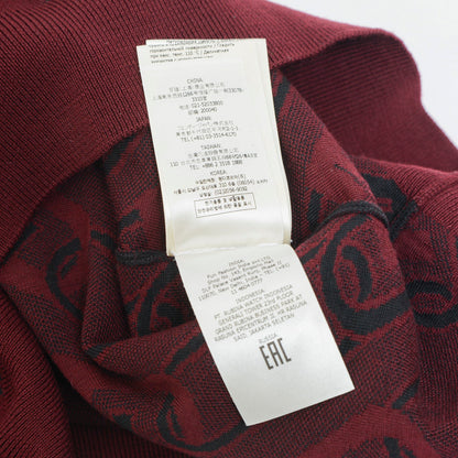 オーロック ニット ウール ワインレッド メンズ 48サイズ セーター