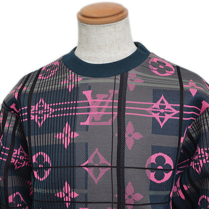 モノグラム ジャガード スウェット コットン マルチカラー メンズ Mサイズ HKY75WZRW スウェット