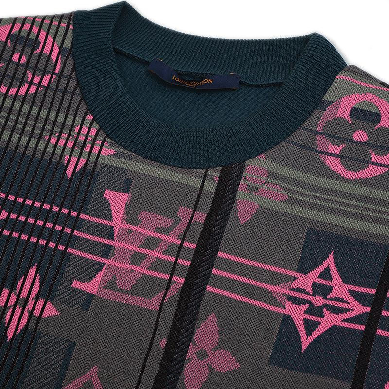 モノグラム ジャガード スウェット コットン マルチカラー メンズ Mサイズ HKY75WZRW スウェット